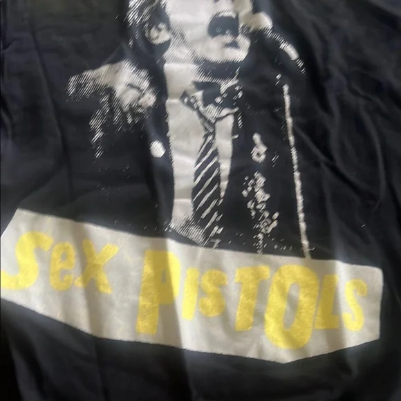 Black and Yellow Punk Rock Short Sleeve Tee - Picture 5 of 5